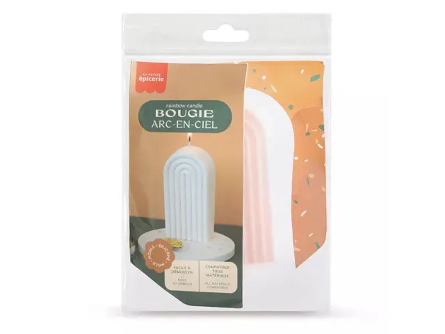 La Petite Epicerie Arc-en-ciel 14 cm siliconen mal regenboog