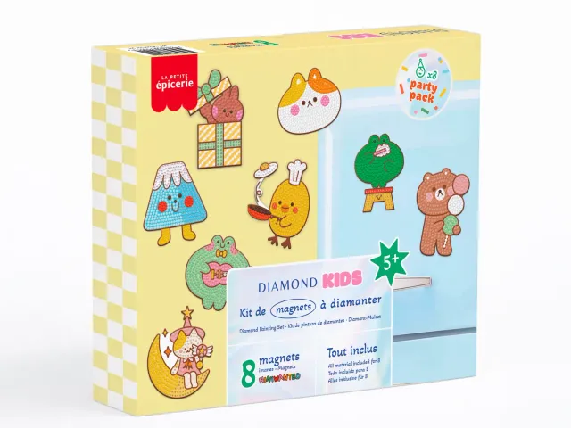 Petit Diamond kids party pack magnets 8 stuks NiniWanted