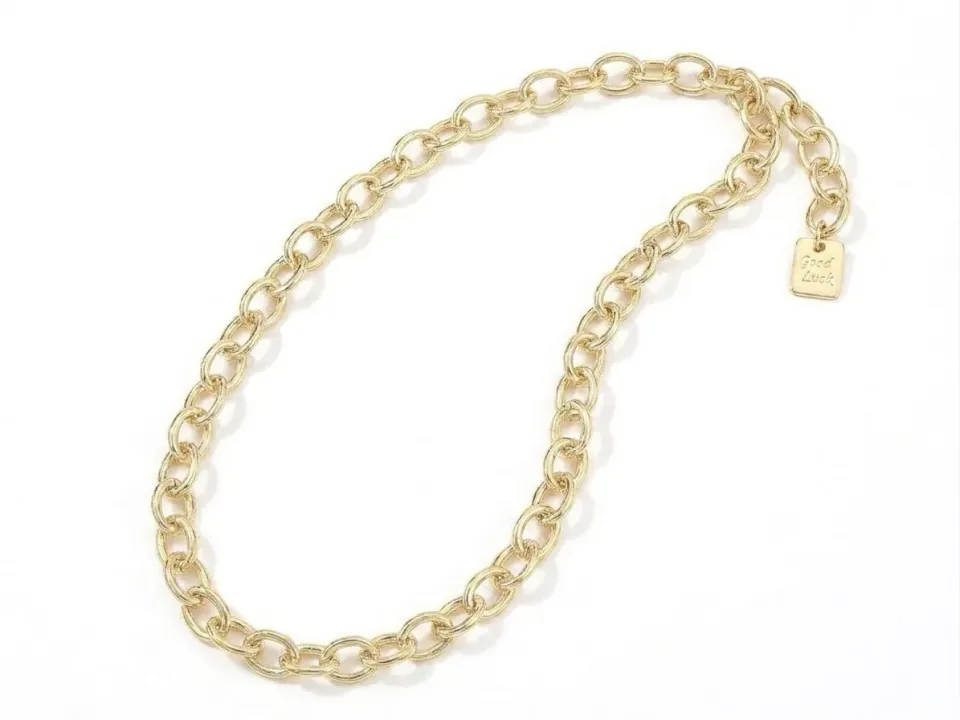 La Petite Epicerie Good Luck ketting goud 61,8 cm