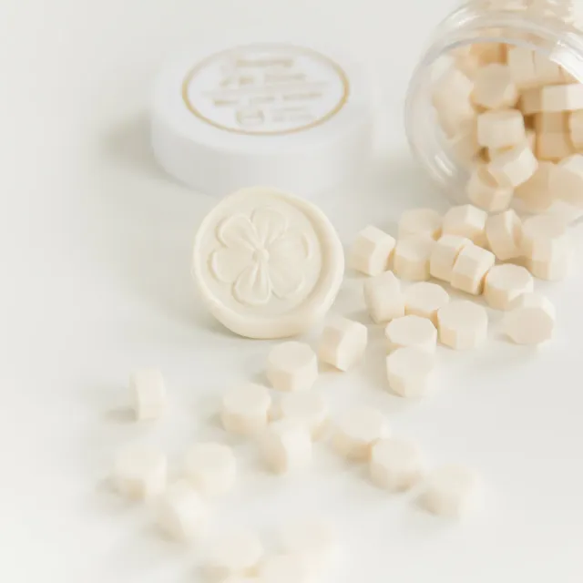 Jessy at Sea Cream White zegelwax wit 100 parels