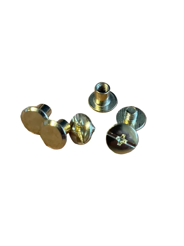 Leather House Gold Chicago Schroeven 50 stuks goud