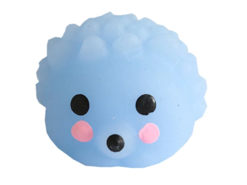 La Petite Epicerie Mini Squishy Egel anti-stress speelgoed blauw