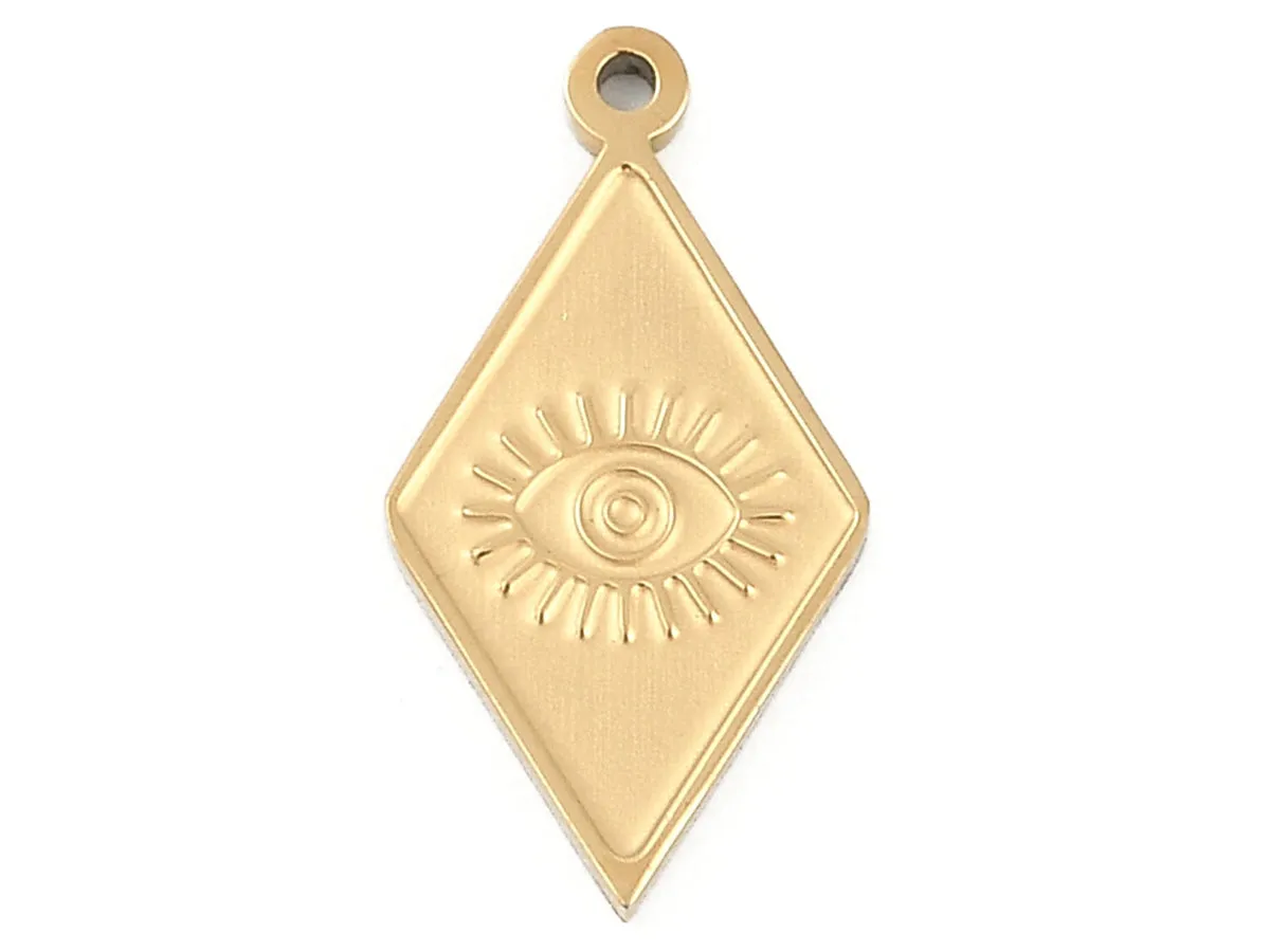 La Petite Epicerie Losange Oog bedel goud rvs