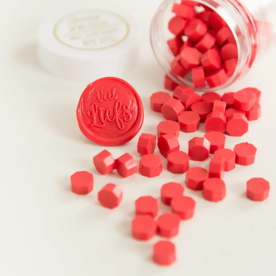 Jessy at Sea Watermelon zegelwax roze 100 stuks