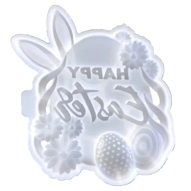 Bijounique Paasei Happy Easter gietmal per stuk siliconen