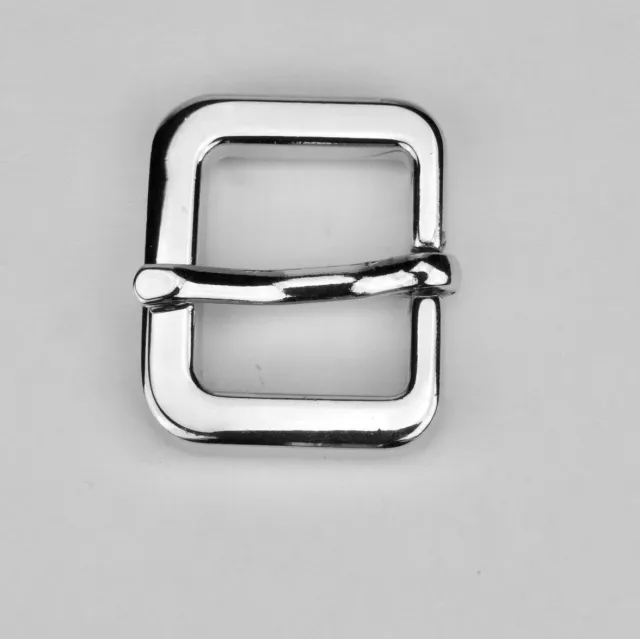 Leather House Gesp zilver 25mm metaal nikkel
