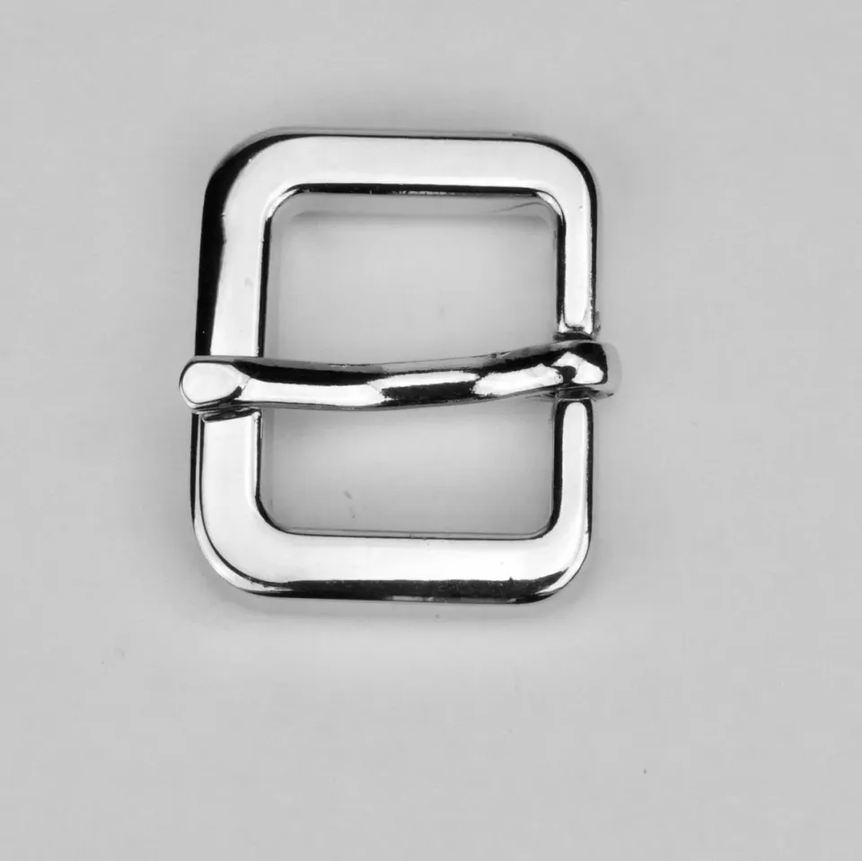Leather House Gesp zilver 25mm metaal nikkel