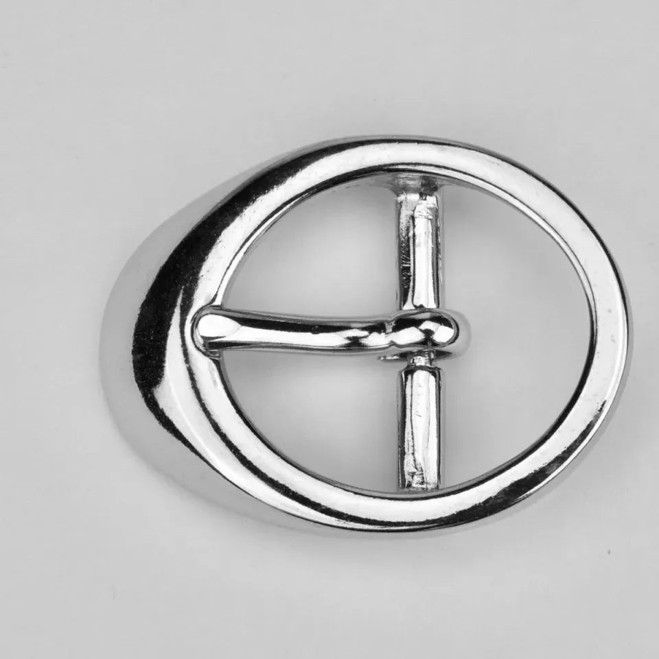 Leather House gesp 25 mm zilver voor riem en tas