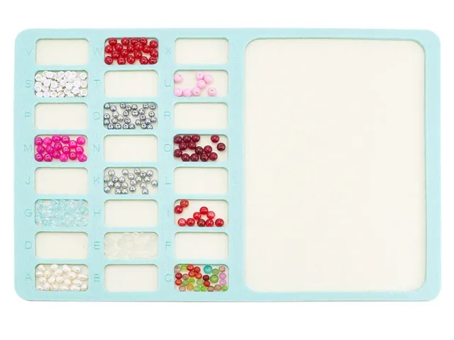 La Petite Epicerie kralenmat vilt rechthoekig 15,7 cm antislip