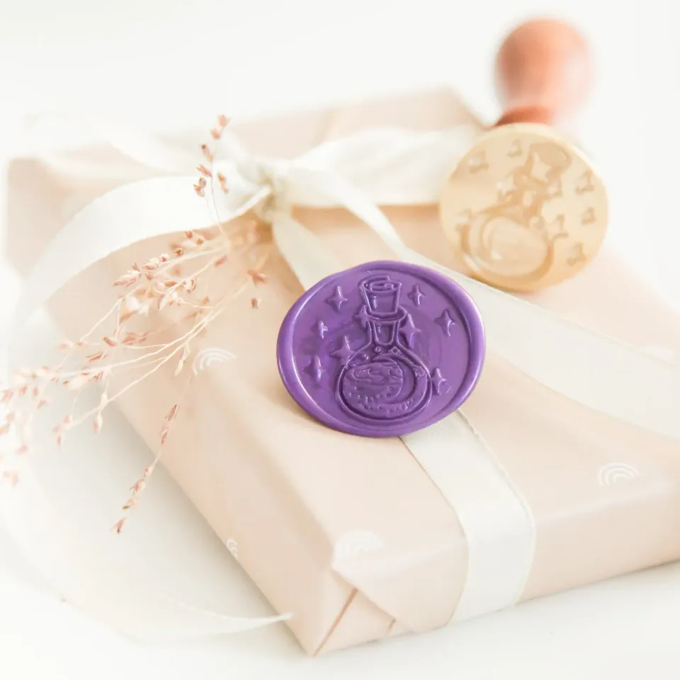 Jessy at Sea Potion wax seal stempel 30 mm heks