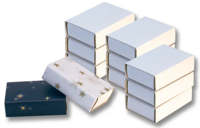 LTC-Leiden luciferdoosjes klein blanco 10 stuks