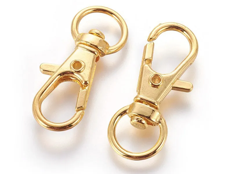 La Petite Epicerie musketonsluiting goud 30 mm per stuk