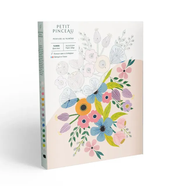 Petit Pinceau Flowers schilderen op nummer Art.iisan