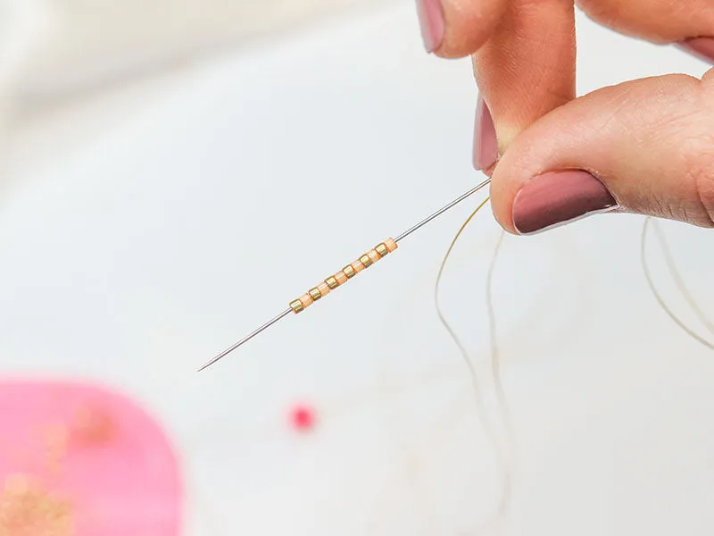 La Petite Epicerie DIY sieradenkit franje oorbellen Miyuki