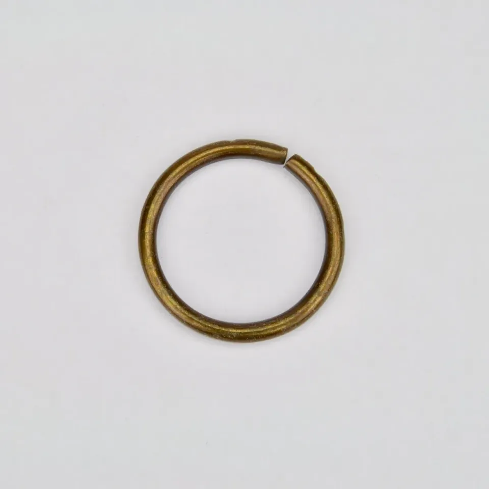 Leather House Ring Brass 25 mm ring 25mm oudgoud