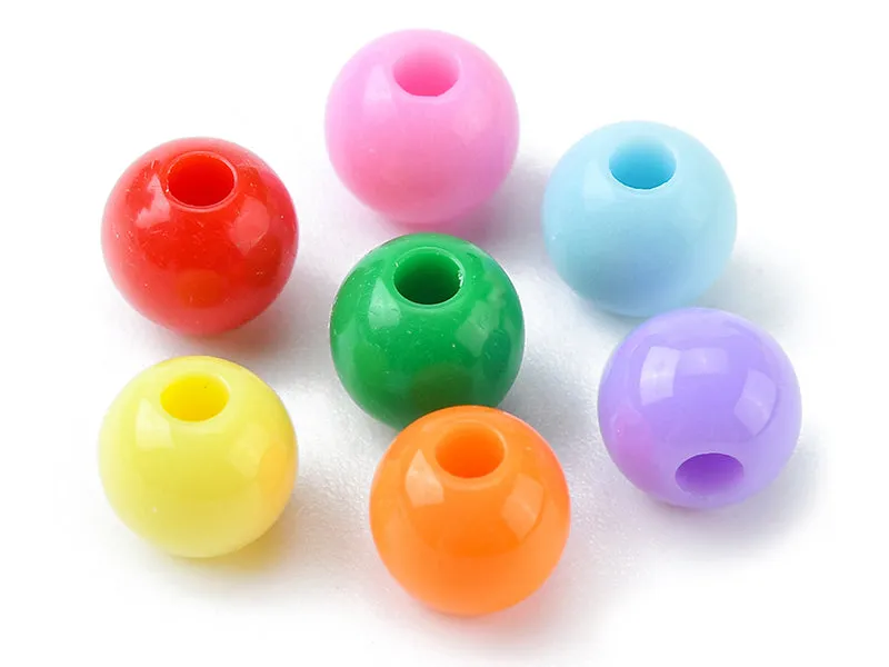 La Petite Epicerie Kralenbox 490 ronde kralen 6 mm 7 kleuren