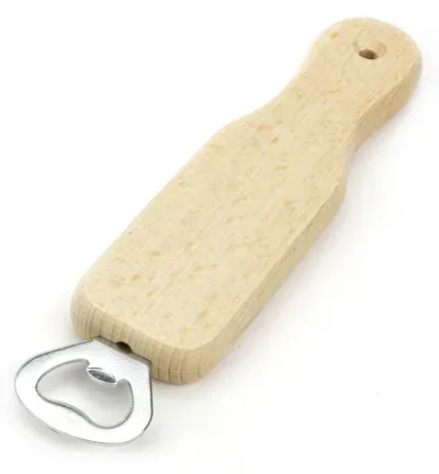 Astrid Brouwers flessenopener beukenhout 21 cm