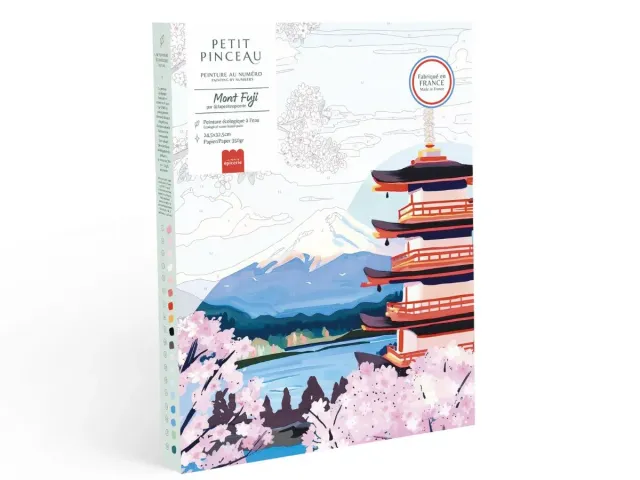 La Petite Epicerie Petit Pinceau Mont Fuji schilderen op nummer