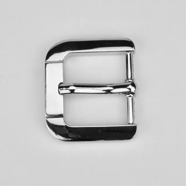 Leather House Buckle gesp 25 mm zilver per stuk nikkel