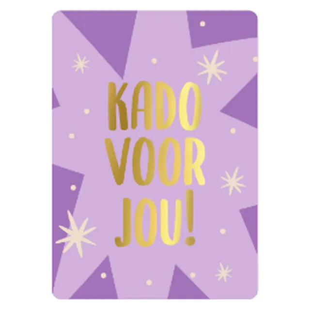 Jessy at Sea Kado voor jou cadeaukaart A7 goudfolie