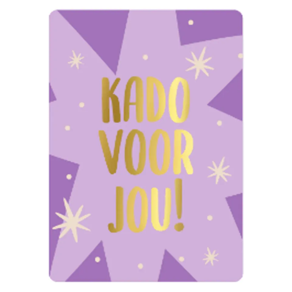 Jessy at Sea Kado voor jou cadeaukaart A7 goudfolie