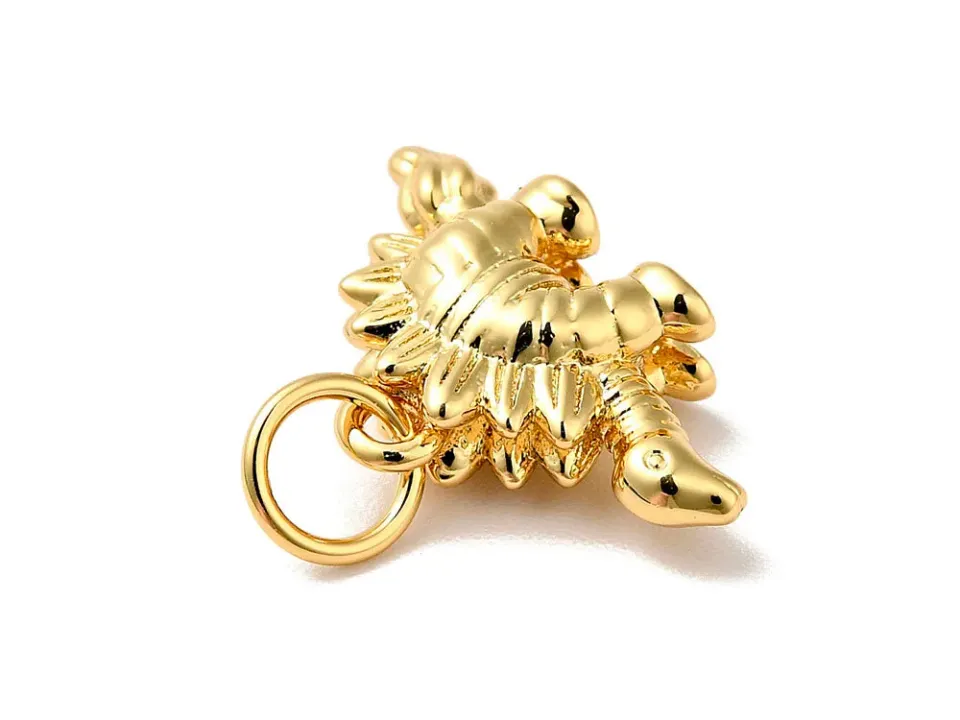 La Petite Epicerie Stegosaurus Bedel Goud 18K