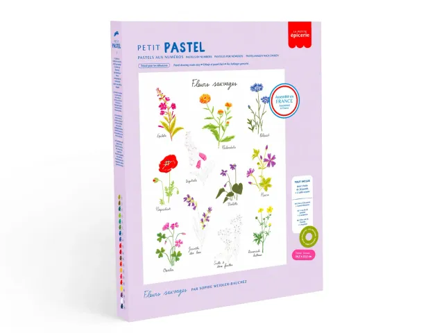 Petit Pastel schilderen op nummer wilde bloemen 24,5 cm