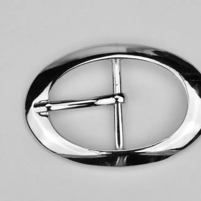 Leather House Silver Buckle 30mm gesp zilver 30 mm nikkel
