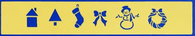 LTC-Leiden randsjabloon 32x178 mm kerstfiguren messing