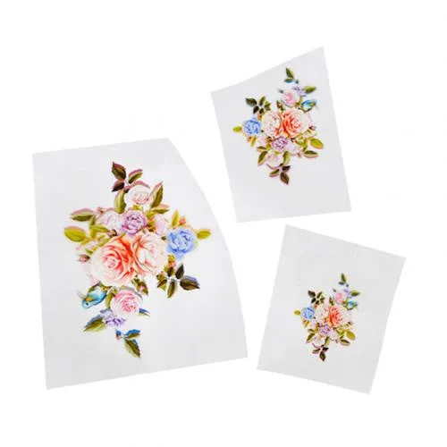 Bijounique Etagère stickers rozenprint 3-delig