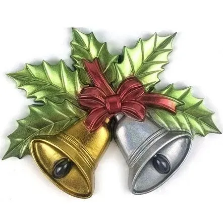 Bijounique X15 Kerstklokken gietmal 12,3 cm siliconen