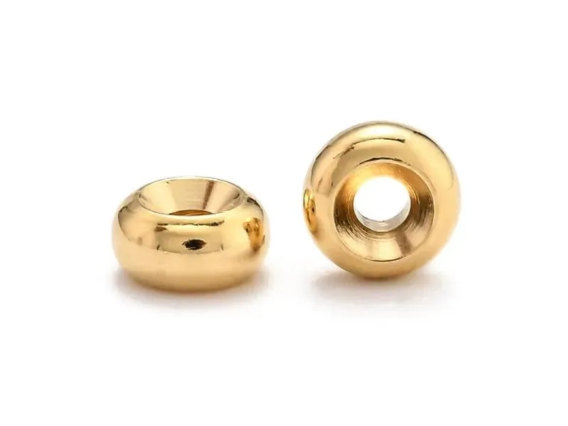 La Petite Epicerie tussenkralen bloem goud 6mm 20 stuks