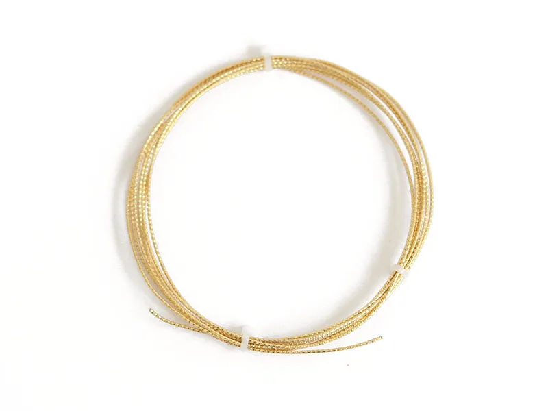 La Petite Epicerie messingdraad goud 1 mm 2 meter gestructureerd