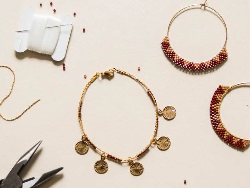 La Petite Epicerie DIY Bijouterie Mes bijoux à tisser kralenkit