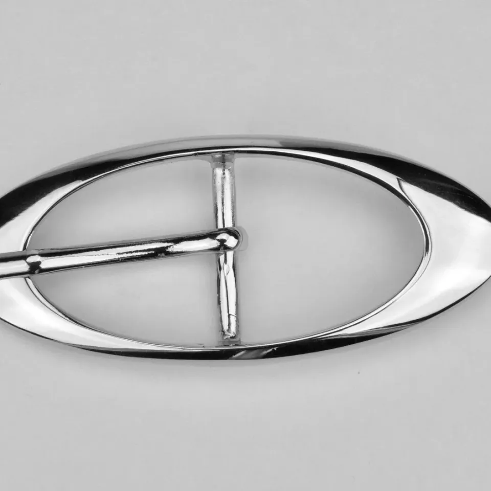 Leather House Buckle Silver 25mm gesp zilver per stuk