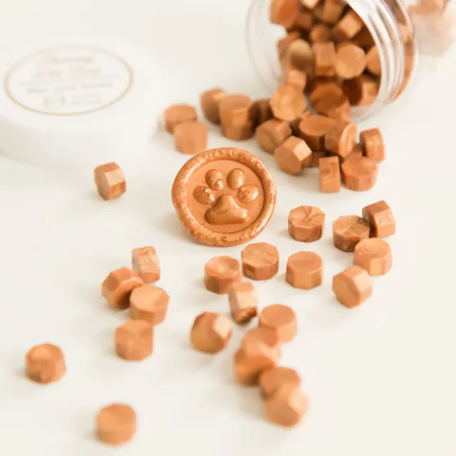 Jessy at Sea Apricot zegellak 100 stuks abrikoosbruin
