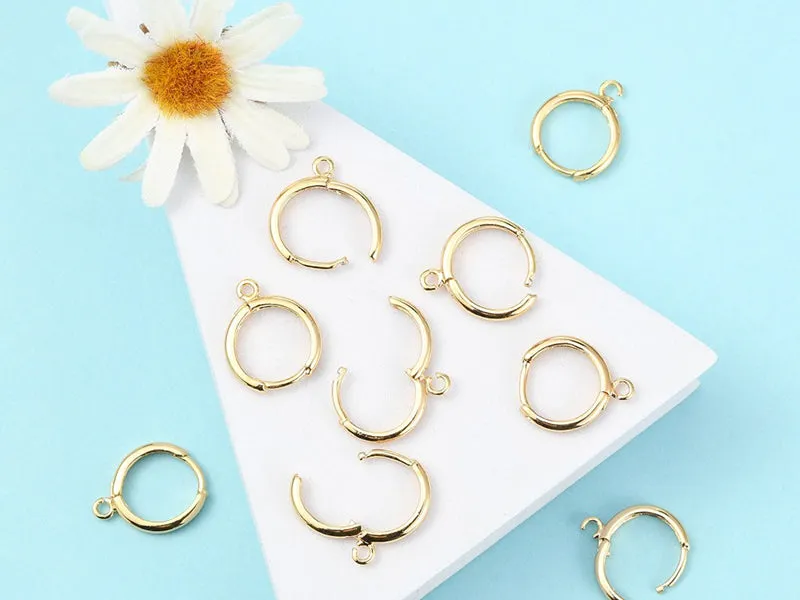 La Petite Epicerie dormeuses oorbellen goud 18K 17 mm