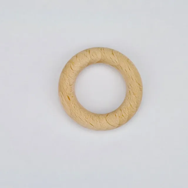 Leather House houten ring 20 mm blanko per stuk