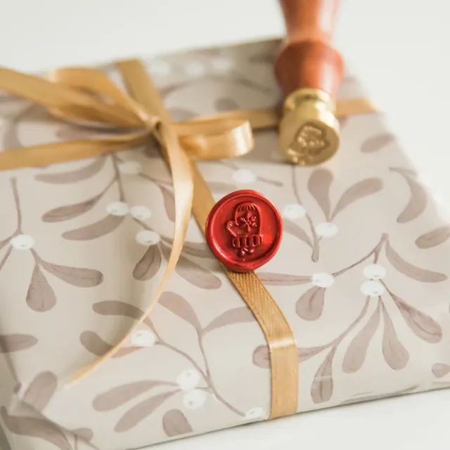 Jessy at Sea Mini Glove wax stempel 15 mm kerst