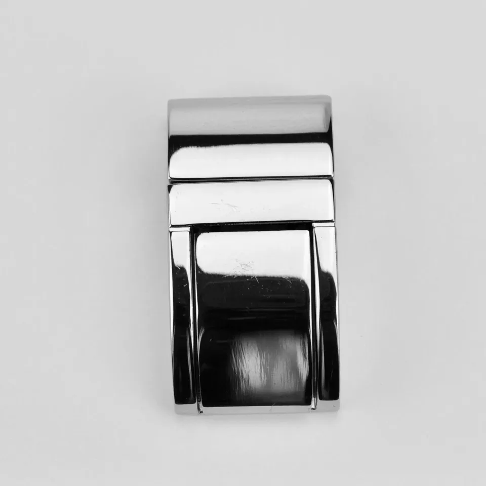 Leather House Tic Tuc Sluiting 30x56mm tassen zilver