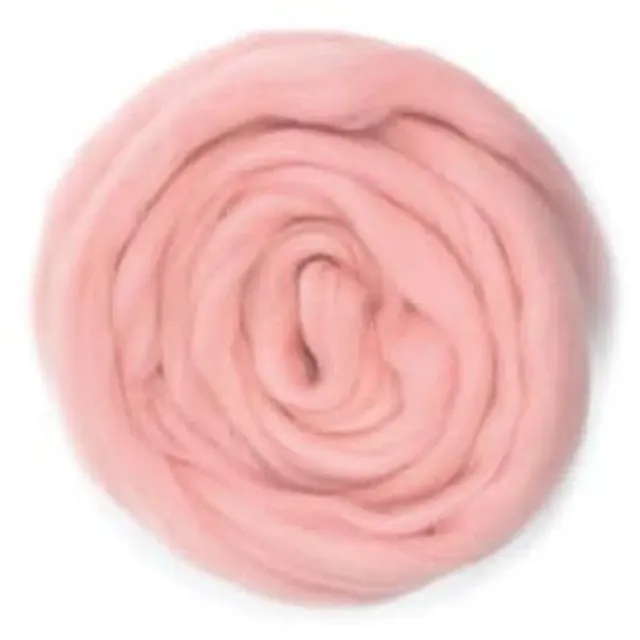 LTC-Leiden merino viltwol lontwol roze 50 gram