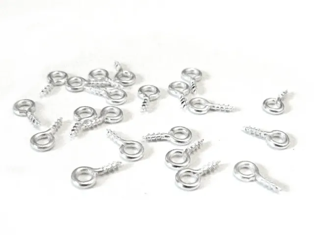 La Petite Epicerie schroef-oogjes zilver 20 stuks DIY