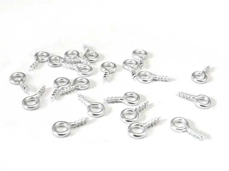 La Petite Epicerie schroef-oogjes zilver 20 stuks DIY