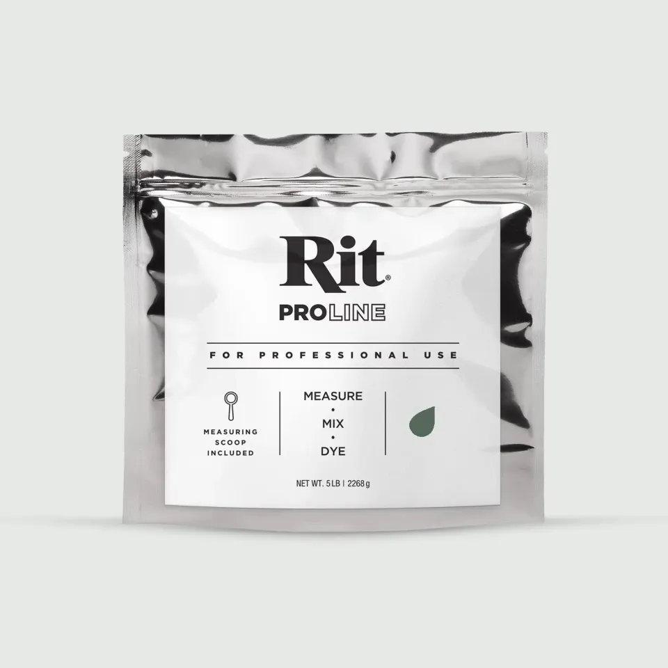 Rit ProLine Dark Green textielverf poeder 5lb donkergroen