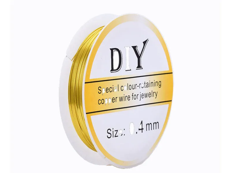 La Petite Epicerie Wikkeldraad Koper Donkergoud 10 m 0,4 mm