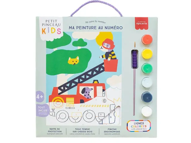 La Petite Epicerie Petit Pinceau Kids Wouf schilderkit 18x25 cm