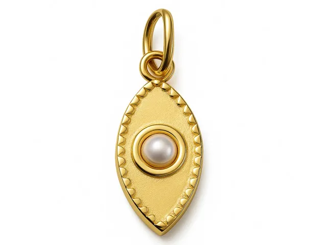 La Petite Epicerie oog hanger goud per stuk rvs