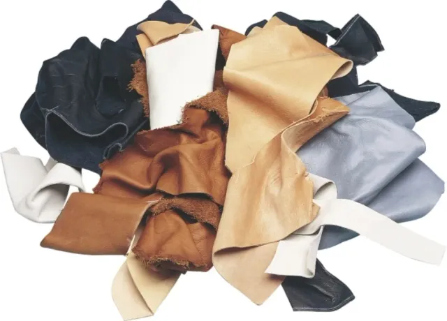 LTC-Leiden leerresten assortiment 1000 gram om te naaien