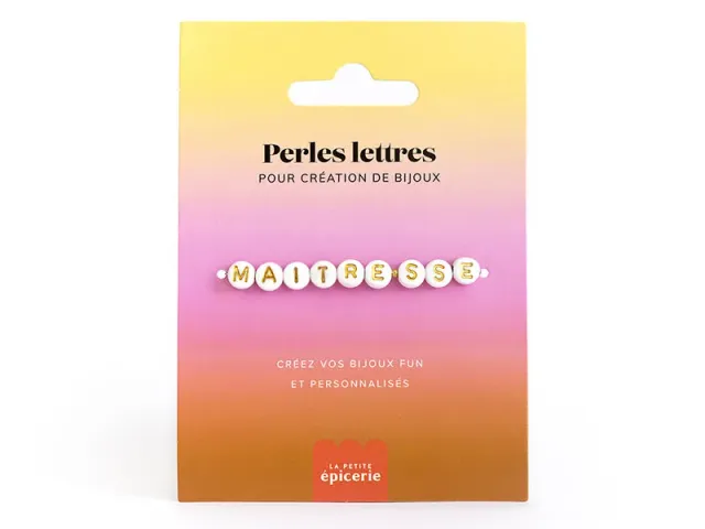 La Petite Epicerie letterkralen maîtresse voor armband
