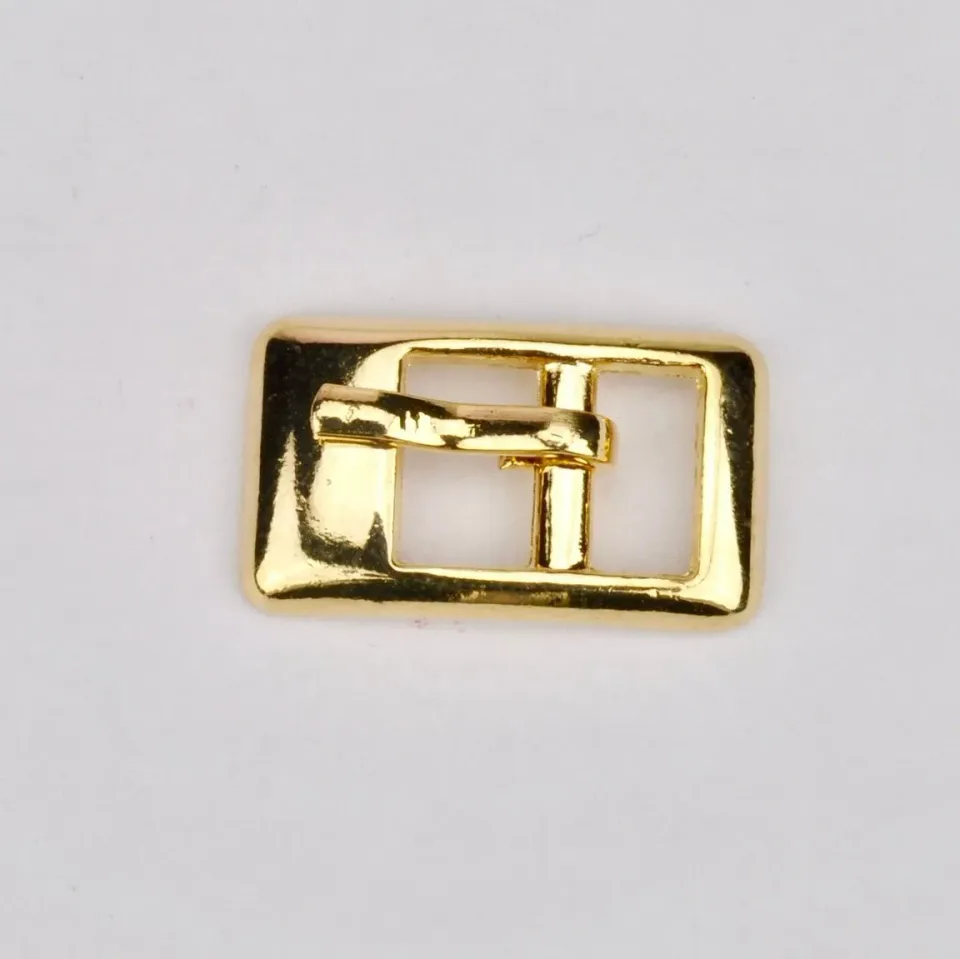 Leather House gesp goud 8 mm mini voor leer luxe